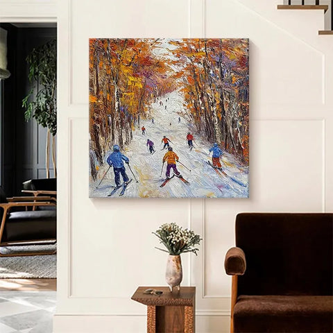 Autumn Ski Serenity #CDFB00179