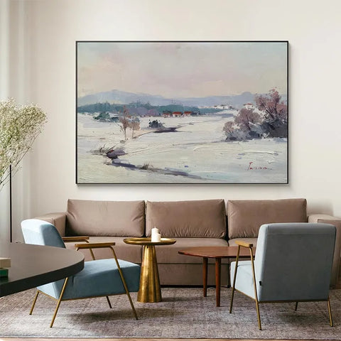 Winter Serenity by the Frozen River #CDFB00185