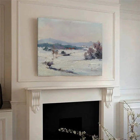 Winter Serenity by the Frozen River #CDFB00185