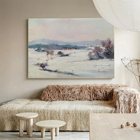 Winter Serenity by the Frozen River #CDFB00185