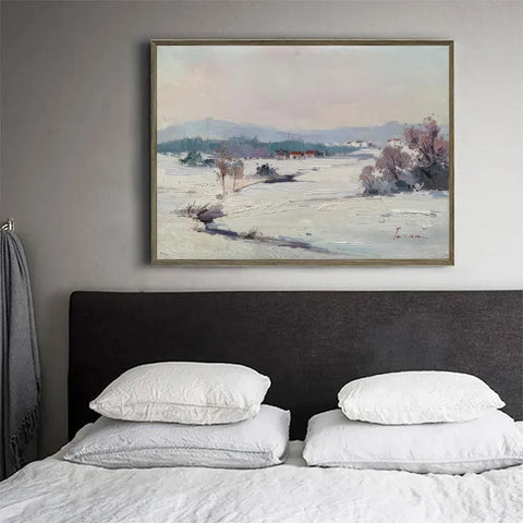 Winter Serenity by the Frozen River #CDFB00185