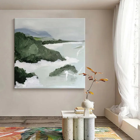 Serene Shoreline Reverie #CDFB00186