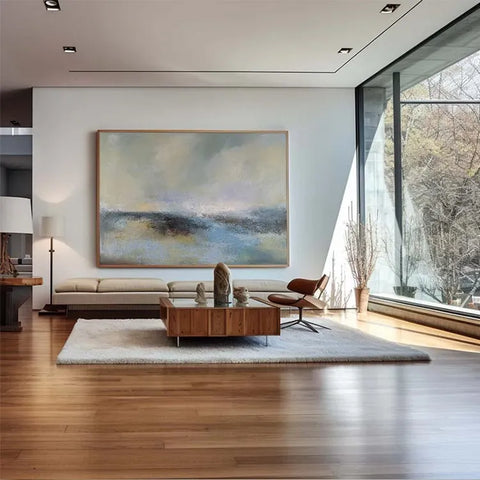 Moody Depths of Beige and Blue #CDFB00196