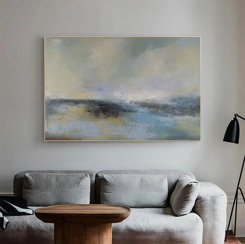 Moody Depths of Beige and Blue #CDFB00196