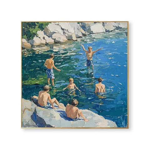 Cliffside Joy: Children at Play #CDFB00223