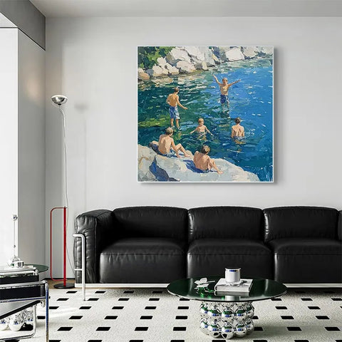 Cliffside Joy: Children at Play #CDFB00223