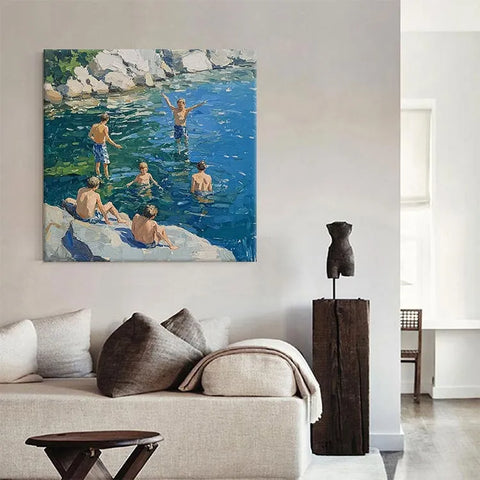 Cliffside Joy: Children at Play #CDFB00223