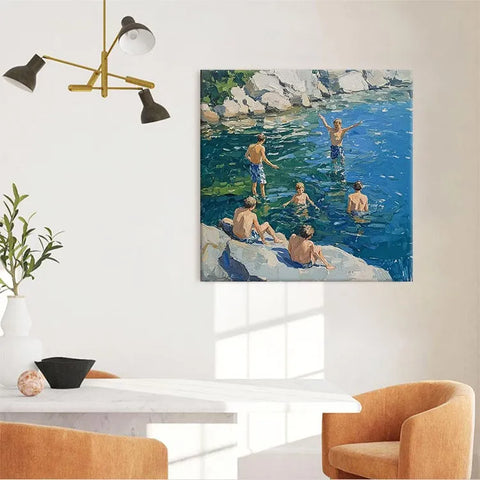 Cliffside Joy: Children at Play #CDFB00223