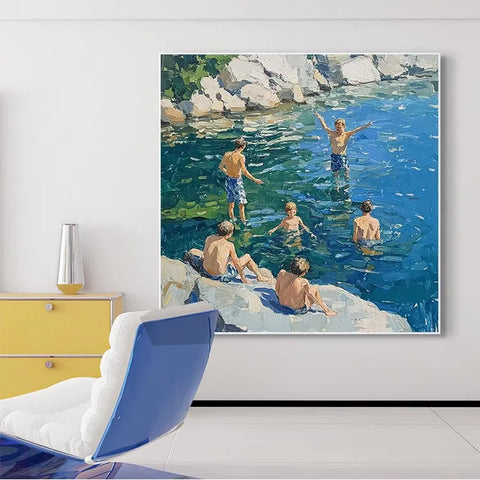 Cliffside Joy: Children at Play #CDFB00223