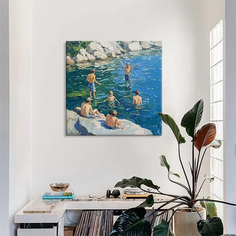 Cliffside Joy: Children at Play #CDFB00223