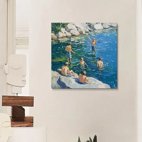 Cliffside Joy: Children at Play #CDFB00223