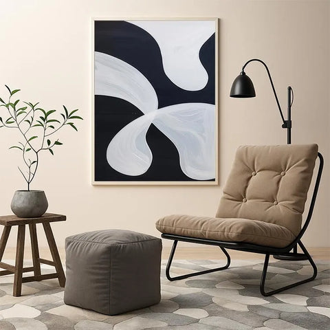 Ethereal Waves in Monochrome #CDFB00252