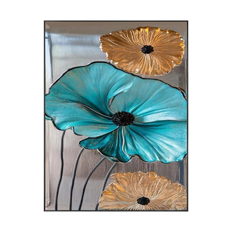 Turquoise Bloom Trio #CDFB00257
