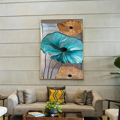 Turquoise Bloom Trio #CDFB00257