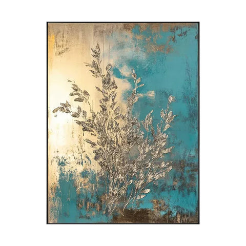 Silver Branches in Serene Blue #CDFB00259