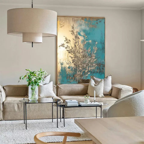 Silver Branches in Serene Blue #CDFB00259