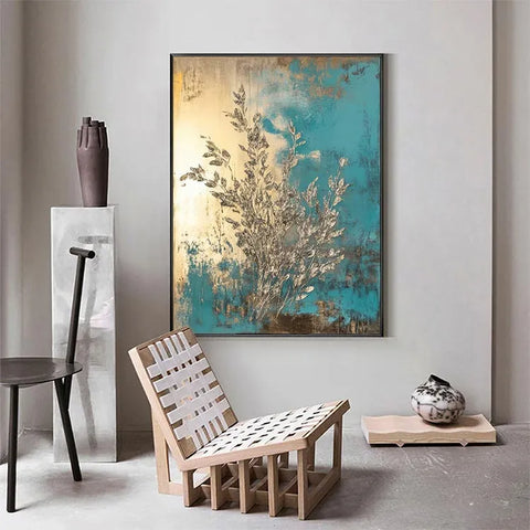 Silver Branches in Serene Blue #CDFB00259