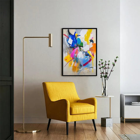 Chaotic Harmony of Colors #CDFB00266