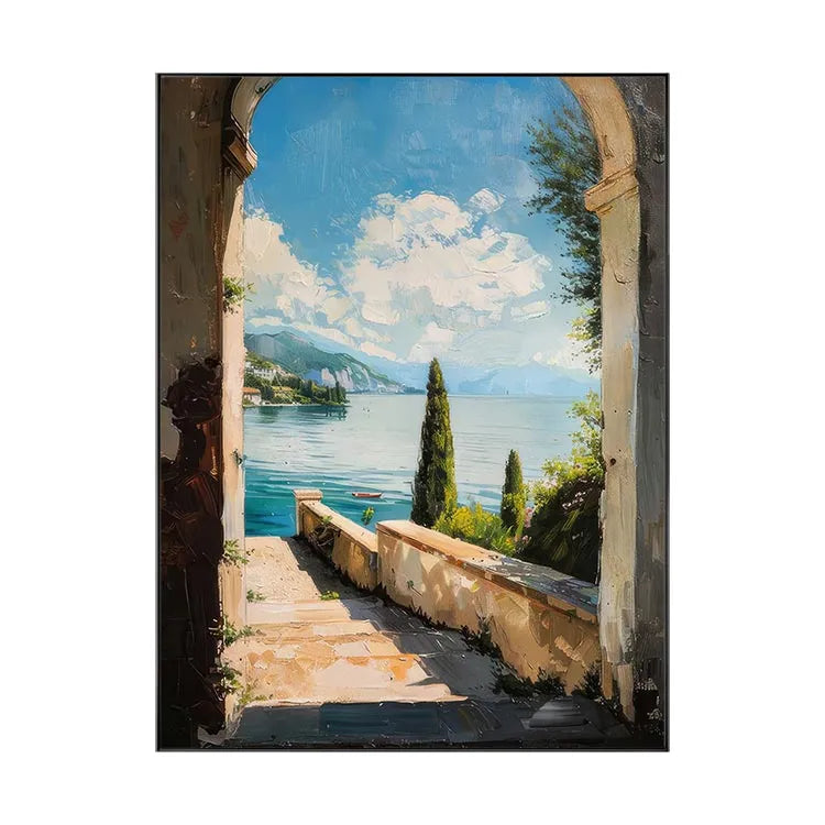 Serene Archway to the Azure Lake #CDFB00273