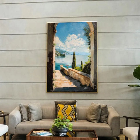 Serene Archway to the Azure Lake #CDFB00273