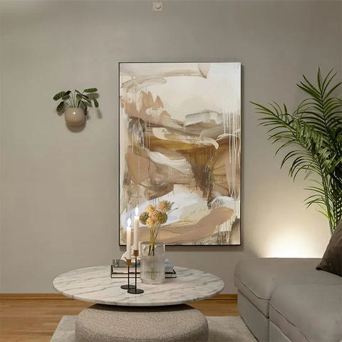 Serene Reflections on a Beige Horizon #CDFB00293