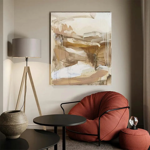 Serene Reflections on a Beige Horizon #CDFB00293