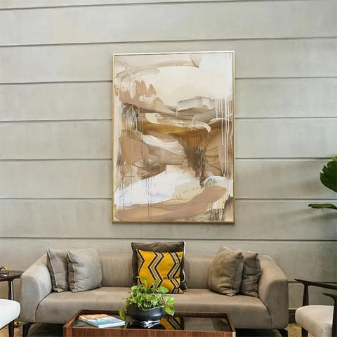 Serene Reflections on a Beige Horizon #CDFB00293