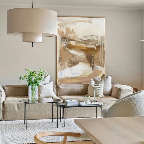 Serene Reflections on a Beige Horizon #CDFB00293