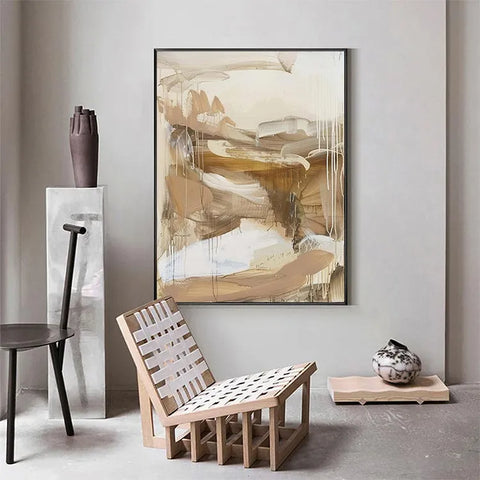 Serene Reflections on a Beige Horizon #CDFB00293