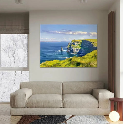 Cliffside Serenity with Lighthouse #CDFB00300