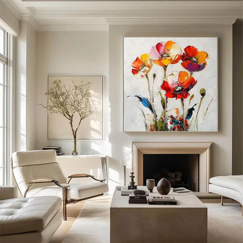 Vibrant Blossoms in Motion #CDFB00326