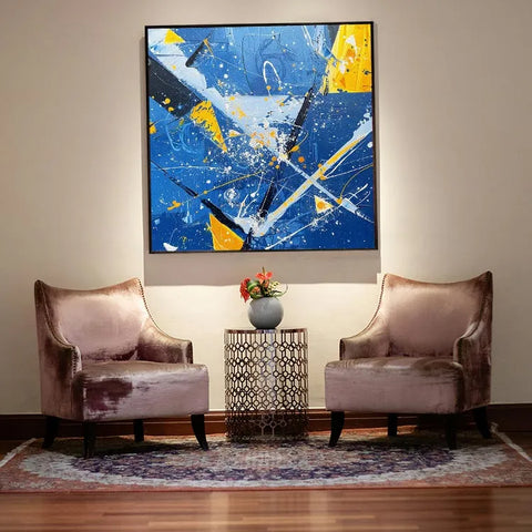 Chaotic Harmony in Blue #CDFB00331