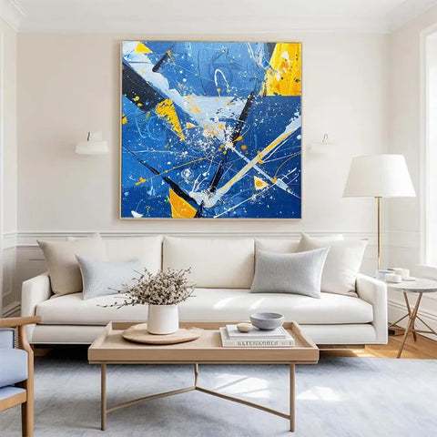 Chaotic Harmony in Blue #CDFB00331