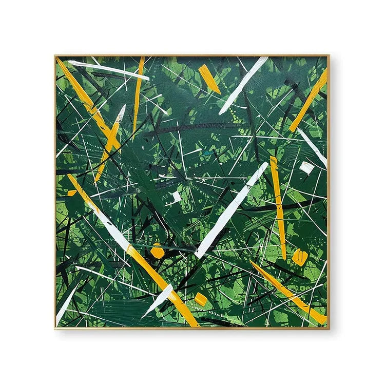 Emergent Chaos in Verdant Hues #CDFB00333