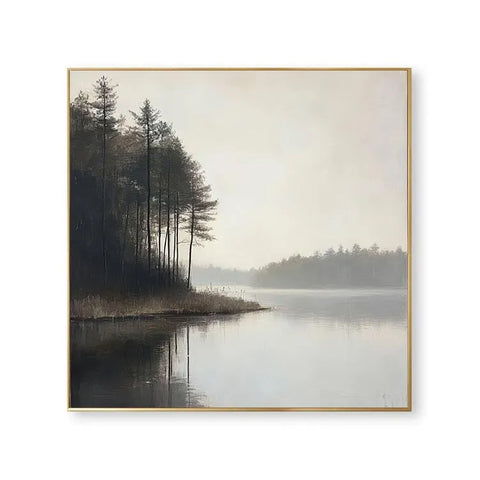 Tranquil Lakeside Reflection #CDFB00348