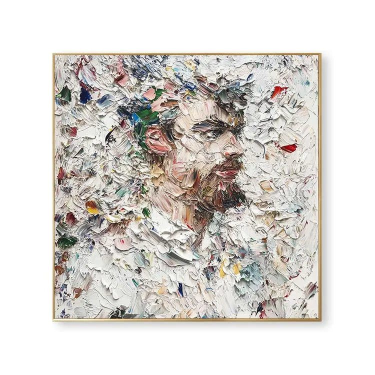 Abstract Gaze in Chromatic Whirl #CDFB00355