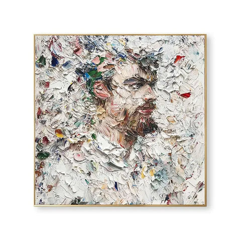 Abstract Gaze in Chromatic Whirl #CDFB00355