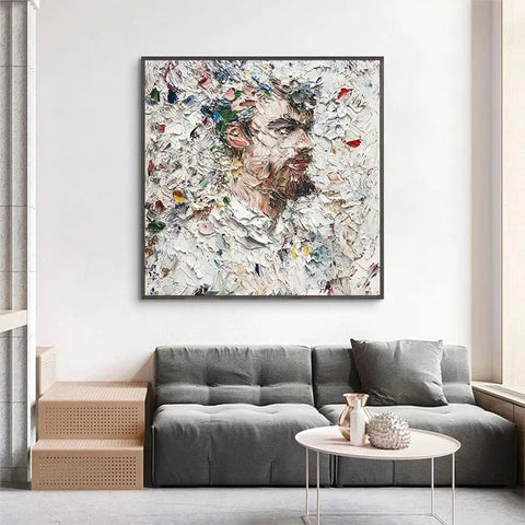 Abstract Gaze in Chromatic Whirl #CDFB00355