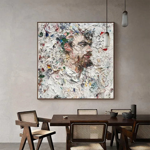 Abstract Gaze in Chromatic Whirl #CDFB00355