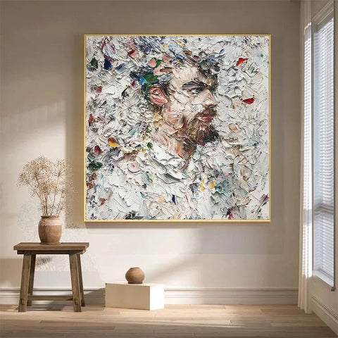 Abstract Gaze in Chromatic Whirl #CDFB00355