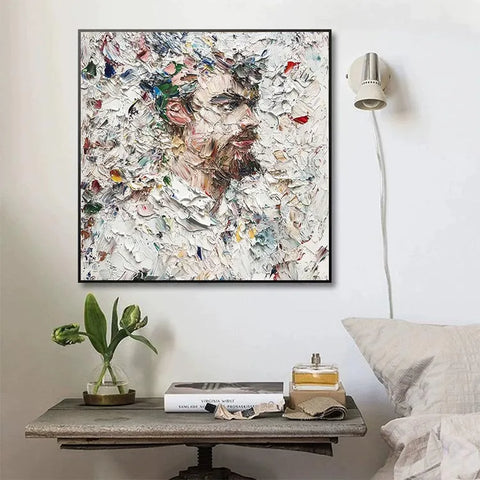 Abstract Gaze in Chromatic Whirl #CDFB00355