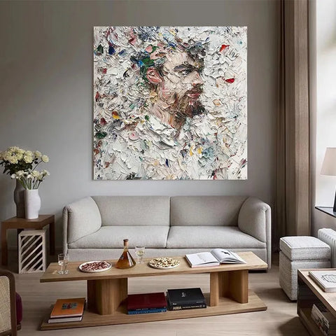 Abstract Gaze in Chromatic Whirl #CDFB00355