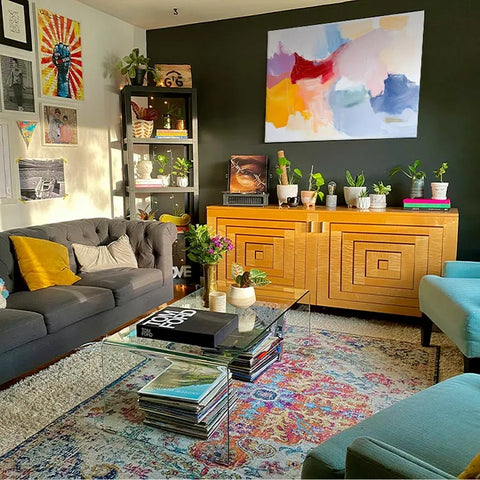 Vibrant Whirl of Hues #CDFB00359