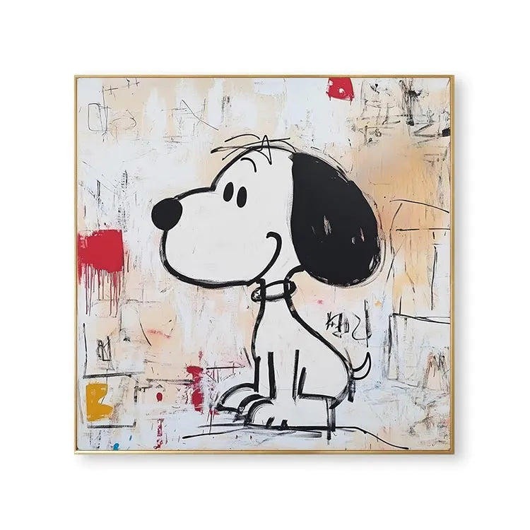 Serene Snoopy in Splatter #CDFB00366