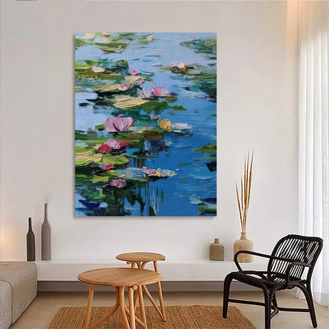 Serene Lily Pond Reflections #CDFB00375