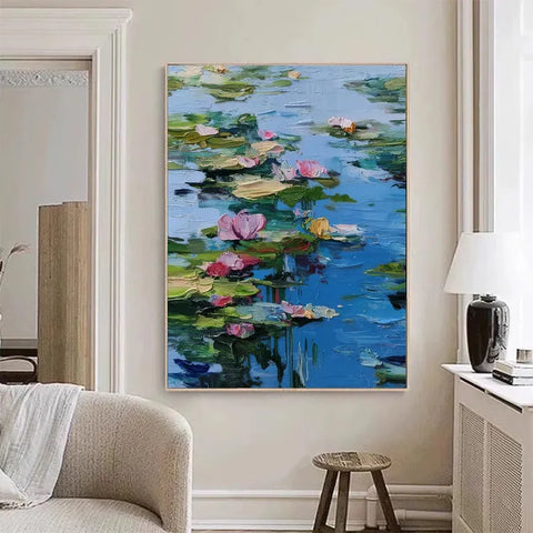 Serene Lily Pond Reflections #CDFB00375