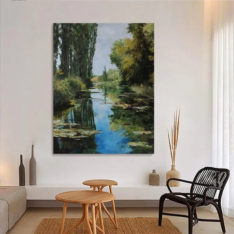 Tranquil River Reflection #CDFB00376