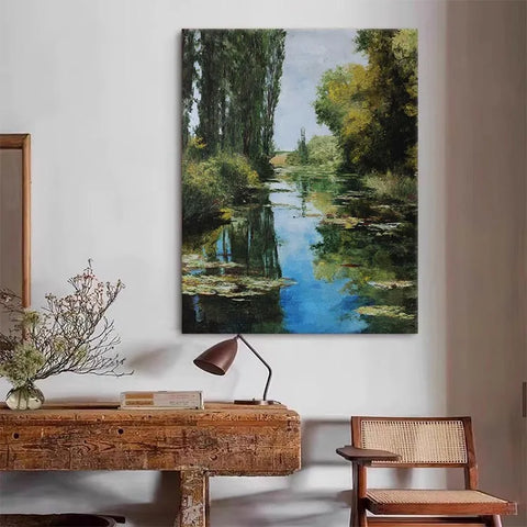 Tranquil River Reflection #CDFB00376