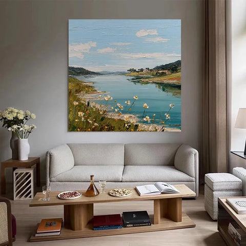 Serene Waters and Poppies #CDFB00384