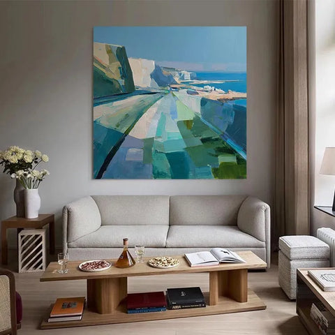 Serene Mosaic Cliffs #CDFB00402